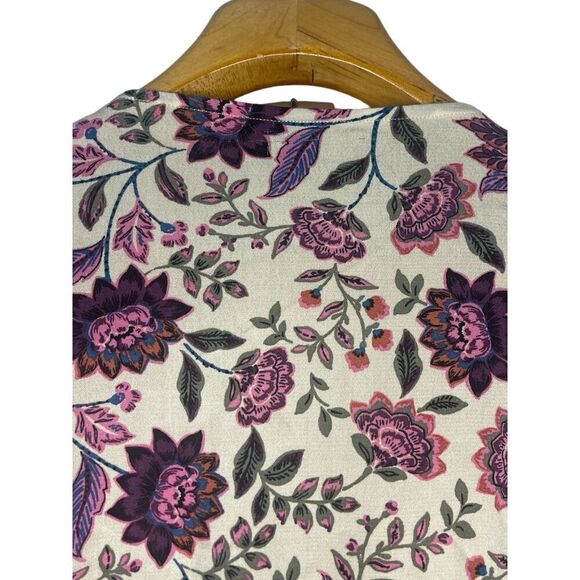 Torrid Babydoll Rayon Crepe Embroidered Lace-Up Top Sz: 2 - Picture 4 of 10